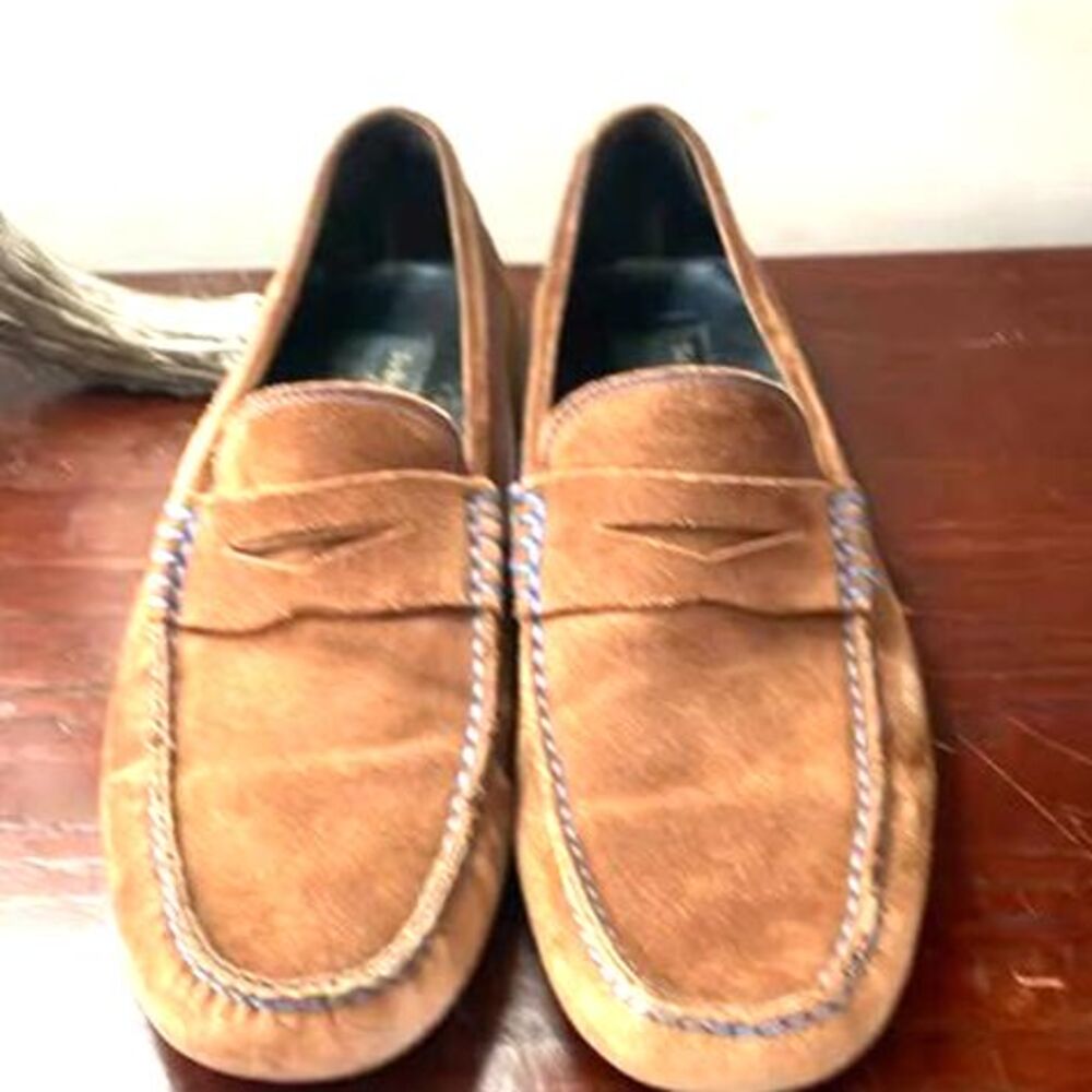 To Boot New York Adam Derrick Loafers Brown Suede Size 9